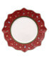 Toy's Delight Red Dinner Plate