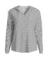 Women's Long Sleeve Slub Hooded Popover