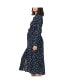 Maternity Spot Long Shirt Dress