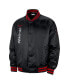 Men's Black Chicago Bulls 2023/24 City Edition Courtside Premier Full-Snap Bomber Jacket