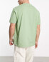 Another Influence 2 pack boxy fit t-shirts in light green & stone