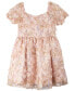 Little Girls All-Over Sequin Soutache Social Dress