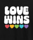 Trendy Plus Size Love Wins Pride Graphic T-shirt