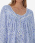 Women's Cotton Lace-Trim Waltz Nightgown