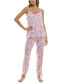 Women's 2-Pc. Dosey Ditsy Pointelle Pajamas Set