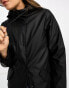 ONLY lined rain coat in black