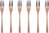 Sambonet Sambonet Taste cake fork set 6 pcs copper