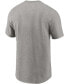 Men's Heathered Gray Los Angeles Rams Primary Logo T-shirt