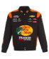 Men's Black Austin Dillon Bass Pro Shops Twill Driver Uniform Full-Snap Jacket