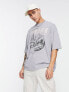 Футболка ASOS DESIGN Oversize Canada Grey