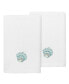 Textiles Turkish Cotton Aaron Embellished Bath Towel Set, 2 Piece