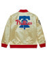 Men's Gold Philadelphia Phillies OG 2.0 Lightweight Satin Full-Zip Jacket