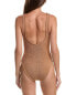 Hunza G Celine One-Piece Women's Brown Os