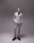 Пиджак man Grey Fishbone Groom Suit Coat