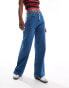 Tommy Jeans Claire High Rise Wide Leg Jeans in Blue