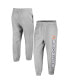 Women's Gray Distressed Denver Broncos Double Pro Harper Jogger Sweatpants