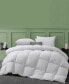 Cotton Fabric All Season Goose Feather Down Comforter, Full/Queen