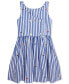 Toddler & Little Girls Sailing Flag Cotton Poplin Dress