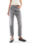 Pull&Bear Petite mom jean in grey