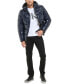 Men's High Shine Hooded Puffer Jacket