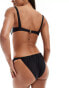 4th & Reckless monaco corsage bikini bottom in black