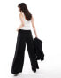 JDY wide leg tailored trousers co-ord in black