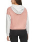 Women's Colorblocked Bungee-Hem Hoodie