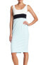 Donna Morgan 154089 Women's Scoop Neck Color block Dress Sz. 10 US