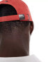 Tommy Hilfiger type logo cap in terracotta red