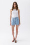 Women's Dart Detailed Denim Shorts