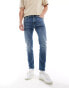 Selected Homme Leon slim fit jeans in medium blue