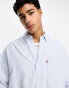 Levi's Alameda button down shirt in light blue with pocket logo