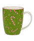 Holiday Fun 16 oz Mugs Set of 6, Service for 6