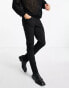 Religion slim tapered leg jeans in black