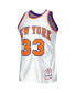 Men's Patrick Ewing Platinum New York Knicks 1985-86 Hardwood Classics 75th Anniversary Swingman Jersey