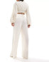 Southbeach oversized beach trousers in cream