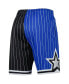 Men's Blue, Black Orlando Magic Hardwood Classics 1994 Split Swingman Shorts