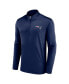 Men's Navy New England Patriots Underdog Quarter-Zip Jacket