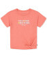 Little Girls Tie-Front Logo Graphic T-Shirt