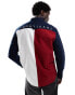 Tommy Jeans shirt with back flag in navy