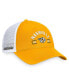 Men's Gold/White Nashville Predators Free Kick Trucker Adjustable Hat