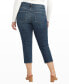 Plus Size Maya Mid Rise Capris