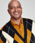 Men's Regular-Fit Argyle Cardigan, Created for Macy's