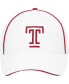 Men's White Temple Owls Take Your Time Snapback Hat