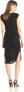 Joe's Jeans 237592 Womens Knotted Jersey Sheath Dress Solid Black Size Medium