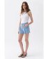 Women's Dart Detailed Denim Shorts