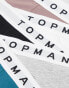 Topman – 5er-Pack Unterhosen in Weiß, Grau, Malve, Schwarz und Blaugrün