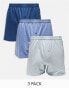 ASOS DESIGN 3 pack boxer in multiple colours