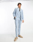 ASOS DESIGN wedding super skinny suit jacket in pale blue