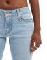 Levi's superlow boot cut jeans in bleach blue